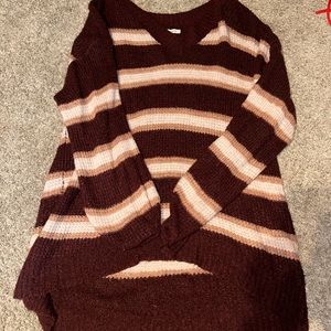 American Eagle Oversized V-Neck Sweater